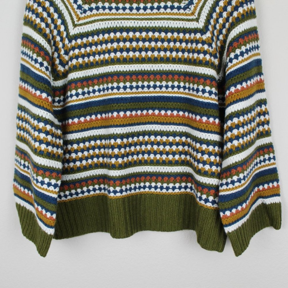 NWT Madewell Beechwood Striped Square Neck Sweater - Picture 7 of 10